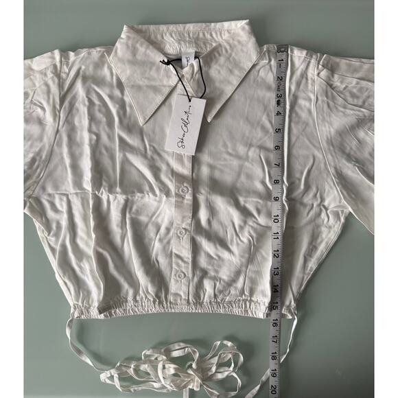 New Sokie Collective The Wrap Crop Top Size S - Picture 12 of 12